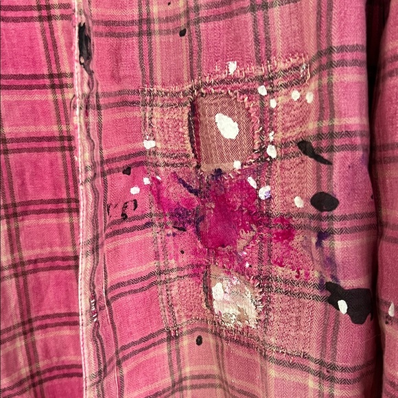 Magnolia Pearl Boyfriend Shirt in Cecile check - Picture 6 of 9